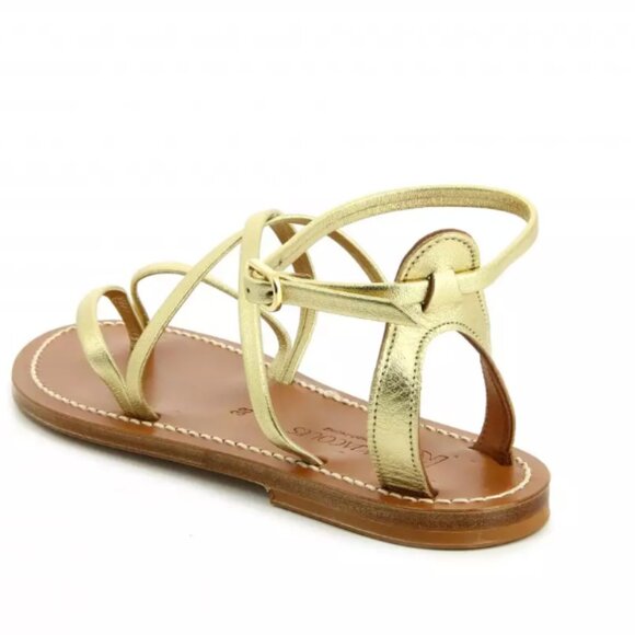 K.Jacques Epicure Sandals in Gold, Size 40 - Picture 2 of 5